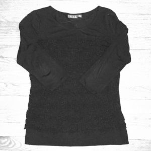 Black lace top